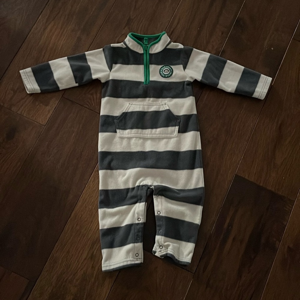 Carters Stripes Fleece Onesie